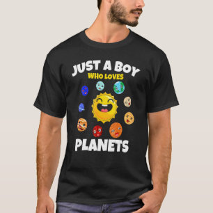 Camiseta Cute Planets Boys Astronomer Astronomer Space Scie