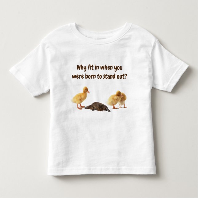 Camiseta Cute Platypus para niños (Anverso)