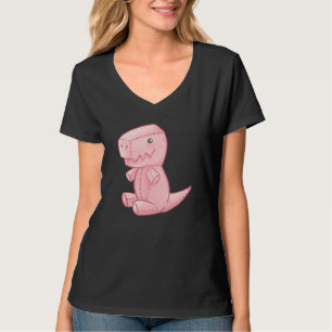 Camiseta Cute Plush Tyrannosaurus Rex Toy Dinosaur