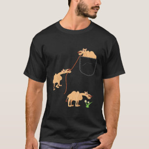 Camiseta Cute Pocket Animal Camels Art Outfitcamel