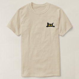 Camiseta Cute Pocket Cat T-Shirt | Funny Kitten Peeking