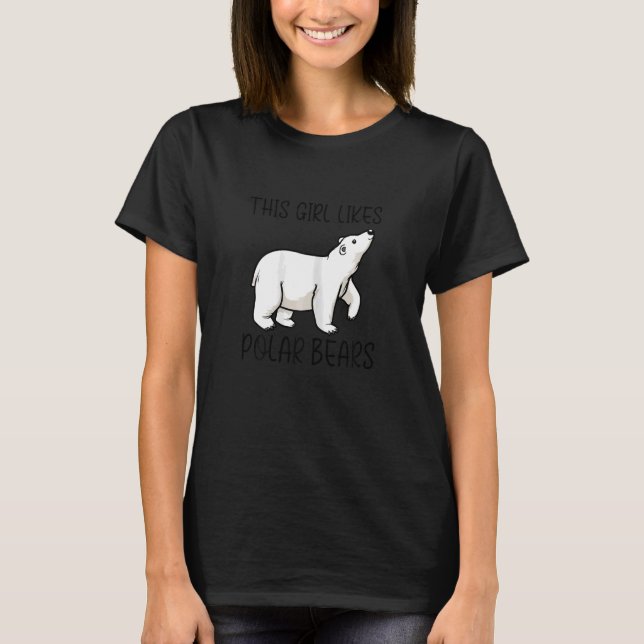 Camiseta Cute Polar Bears Wildlife Nature Wilderness (Anverso)