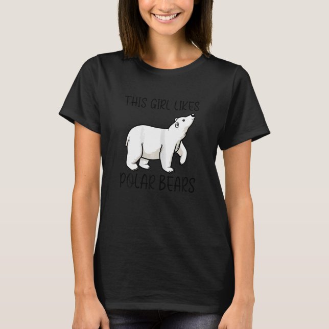 Camiseta Cute Polar Bears Wildlife Nature Wilderness (Anverso)