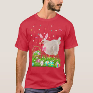 Camiseta Cute pollo Día de Pascua Conejo Huevos Pascua 