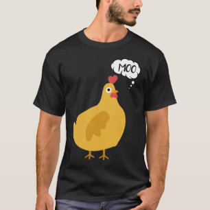 Camiseta Cute pollo moo