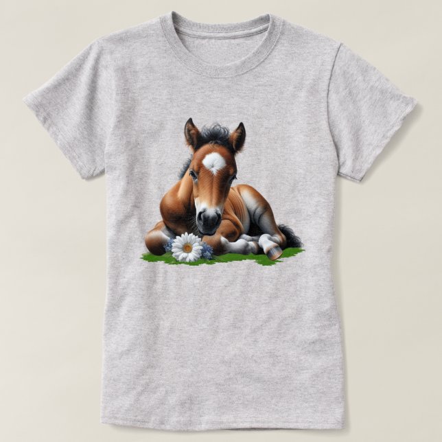 Camiseta Cute Pony Foal (Diseño del anverso)