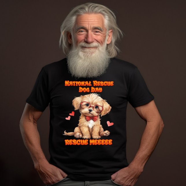 Camiseta Cute Pooch: Bow-Tied & Glasses (Subido por el creador)