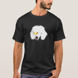 Camiseta Cute Poodle White Poodle Dog Mom Dad Tee