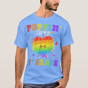 Camiseta Cute Poppin En Tercer Grado Fidget Toy Primer Día