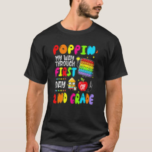 Camiseta Cute Poppin Mi Camino A Través Del Primer Día Del