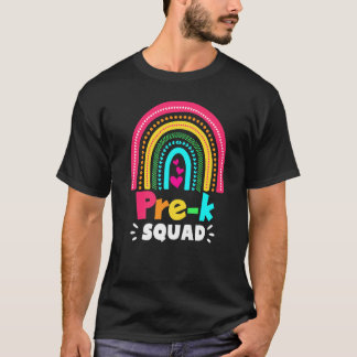 Camiseta Cute Pre K Squad School Adminsion Front O