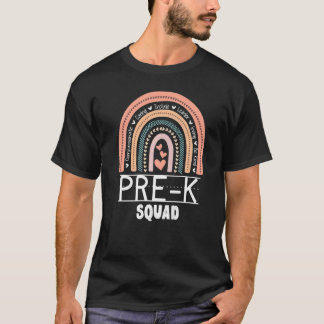 Camiseta Cute Pre K Squad School Adminsion Front O