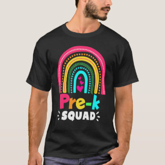 Camiseta Cute Pre K Squad School Adminsion Front O
