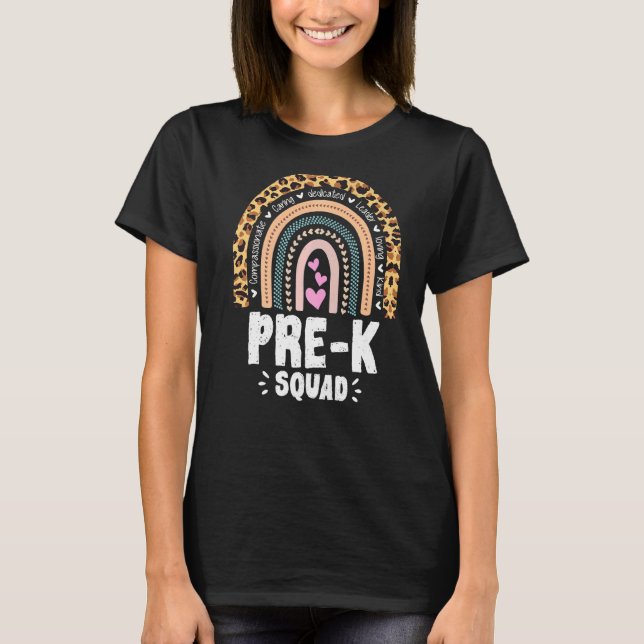 Camiseta Cute Pre K Squad School Adminsion Front O (Anverso)
