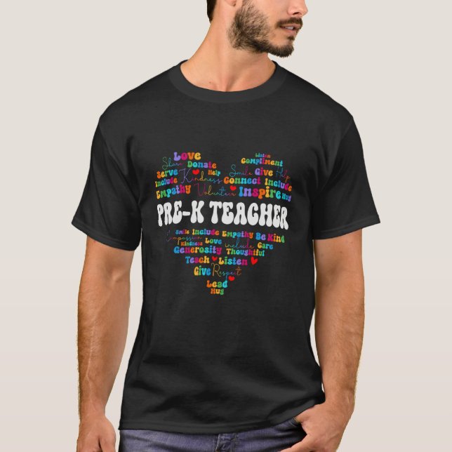 Camiseta Cute Pre K Teacher Appreciation Week back to schoo (Anverso)