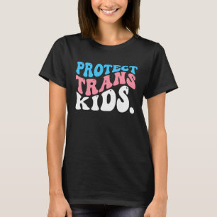 Camiseta Cute Protect Trans Boys Chica LGBT Apoyo Trans LG