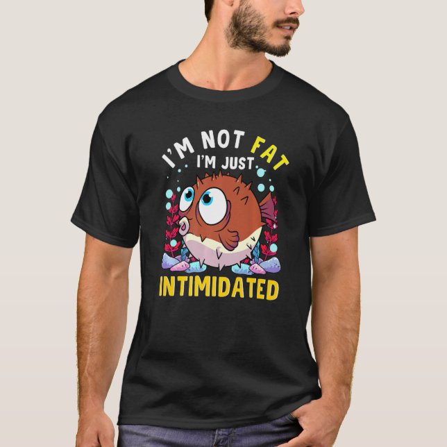 Camiseta Cute Puffer Fish Funny Acuario Intimidado Puffer (Anverso)