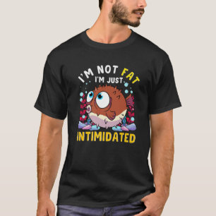 Camiseta Cute Puffer Fish Funny Acuario Intimidado Puffer