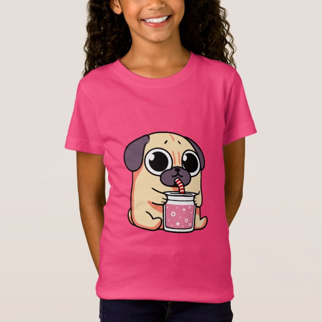Camiseta Cute Pug (Anverso)