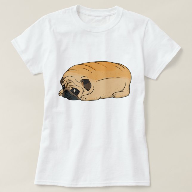 Camiseta Cute Pug (Diseño del anverso)