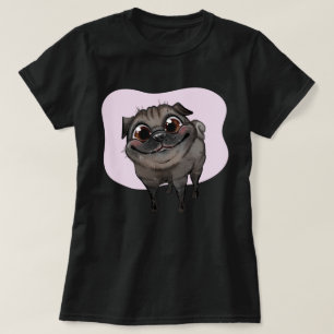 Camiseta Cute Pug