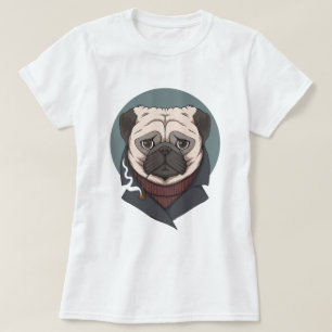 Camiseta Cute Pug