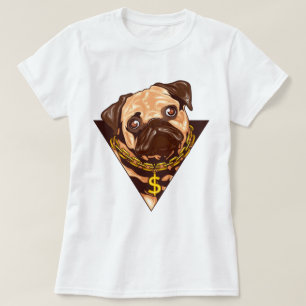 Camiseta Cute Pug