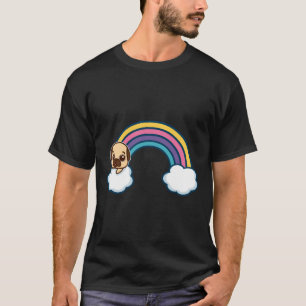 Camiseta Cute Pug Colorful Rainbow Classic 917
