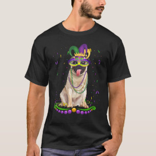 Camiseta Cute Pug Con Máscara De Carnaval Perros Mardi Gras