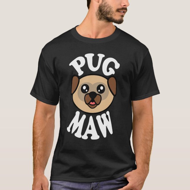 Camiseta Cute Pug Maw (Anverso)