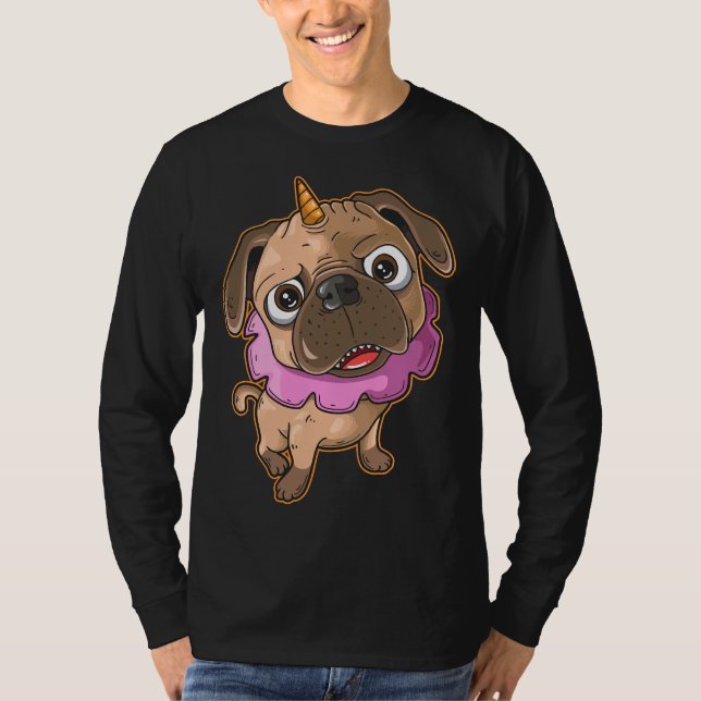 Camiseta Cute pug pug puppy Essential T-Shirt 126 (Anverso)