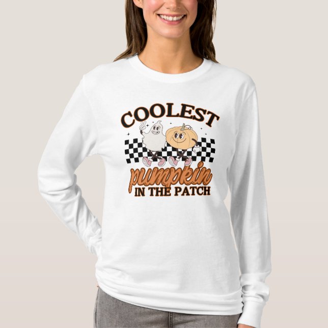 Camiseta Cute Pumpkin Patch Graphic Tee (Anverso)