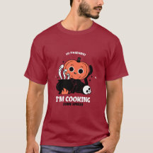 Camiseta Cute Pumpkin Spell Chef Halloween T-Shirt