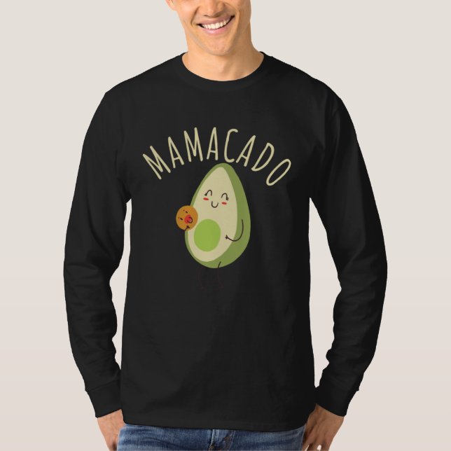 Camiseta Cute Pun Mamacado (Anverso)