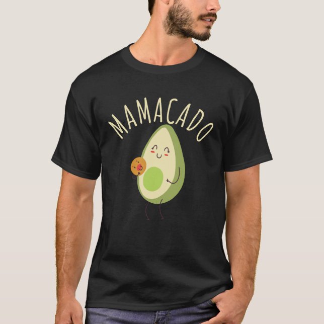 Camiseta Cute Pun Mamacado (Anverso)