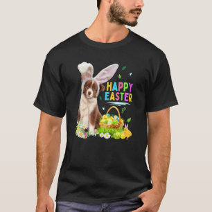 Camiseta Cute Puppy Happy Easter Dog Bunny Y Eggs Kids Wo