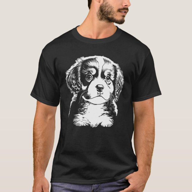 Camiseta Cute Puppy Illustration (Anverso)