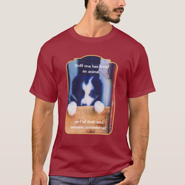 Camiseta Cute Puppy Love Animals Inspirational Quote  (Anverso)