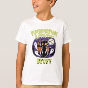 Camiseta Cute Purranormal Halloween