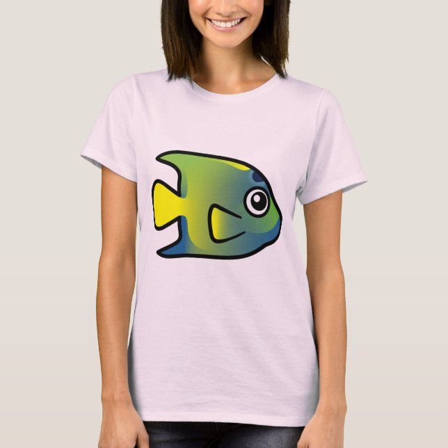 Camiseta Cute Queen Angelfish (Anverso)