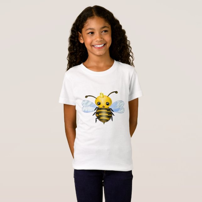 Camiseta Cute Queen Bee (Anverso completo)