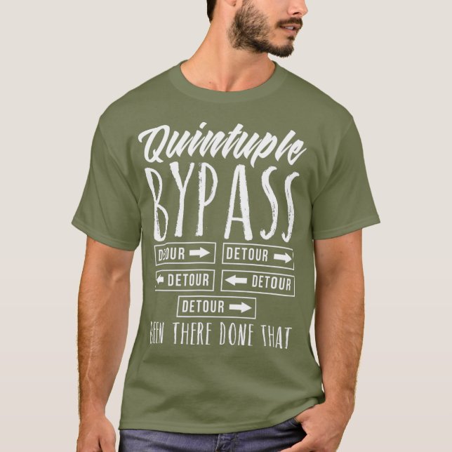 Camiseta Cute Quintuple Bypass Surgery Recovery Get Well (Anverso)
