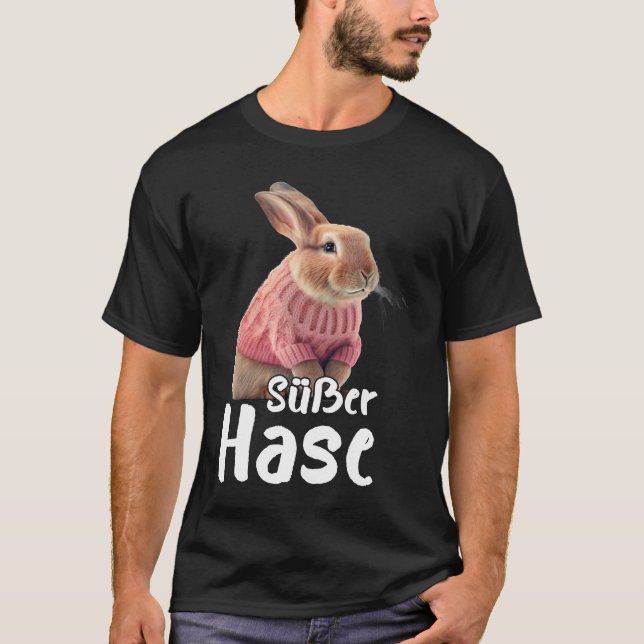 Camiseta Cute Rabbit Winter Ski Rabbit (Anverso)