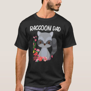 Camiseta Cute Raccoon Para Papá Hombres Raccoon Trash Panda