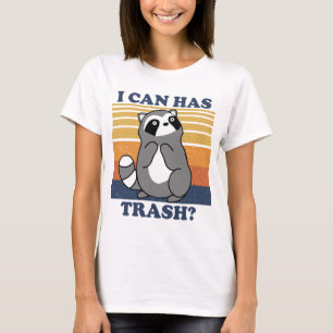 Camiseta Cute Raccoon, puedo tener un meme gracioso de basu