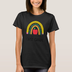 Camiseta Cute Rainbow 1st Grade It's A Good Day To Teach Fi