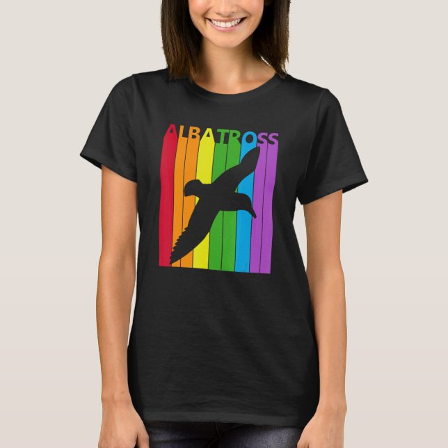 Camiseta Cute Rainbow Albatross bird (Anverso)