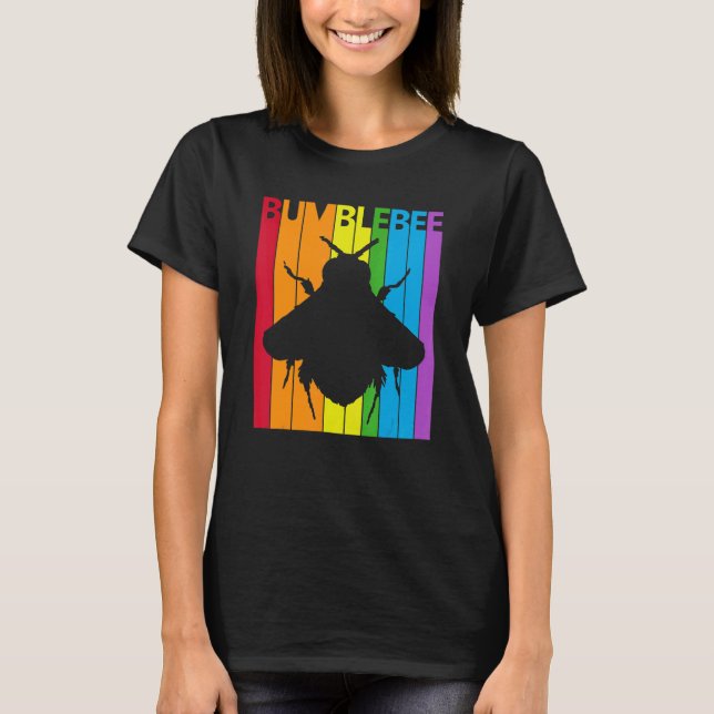 Camiseta Cute Rainbow Bumblebee (Anverso)