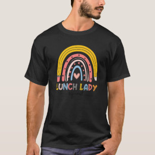 Camiseta Cute Rainbow Lunch Lady Squad Primer Día del Coleg