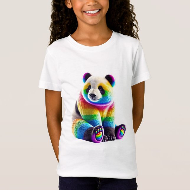 Camiseta Cute Rainbow Panda (Anverso)